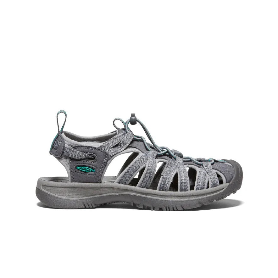 Women's Whisper  |  Medium Grey/Peacock Green Dynamic support