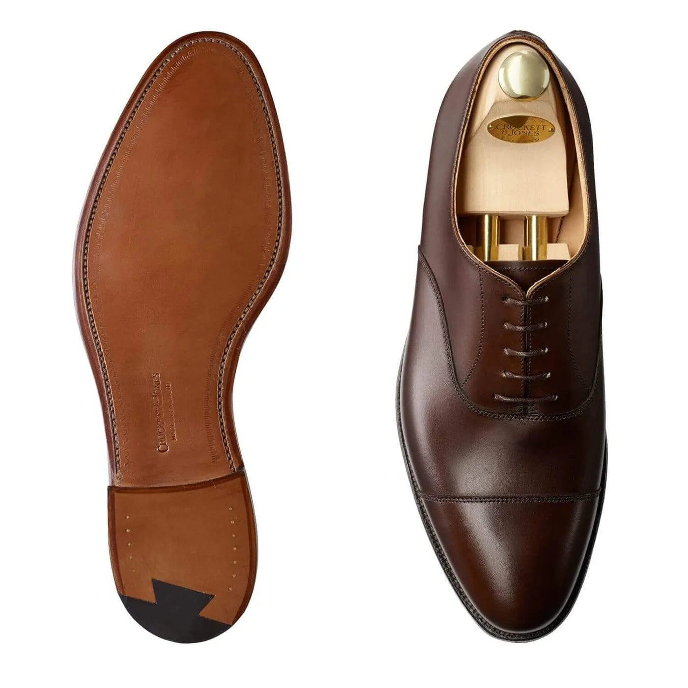 Radstock Dark Brown Burnished Calf Step Fit