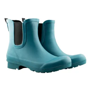 Chelsea Matte Teal Women's Rain Boots Modern Classic Everyday Classic