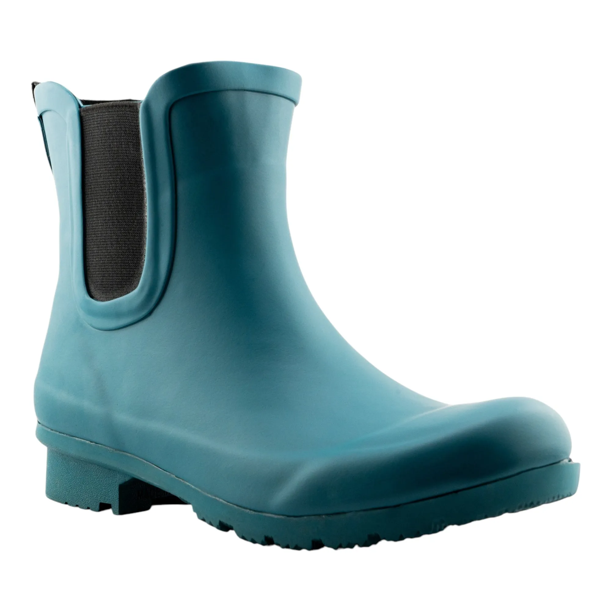 Chelsea Matte Teal Women's Rain Boots Minimalist Edge