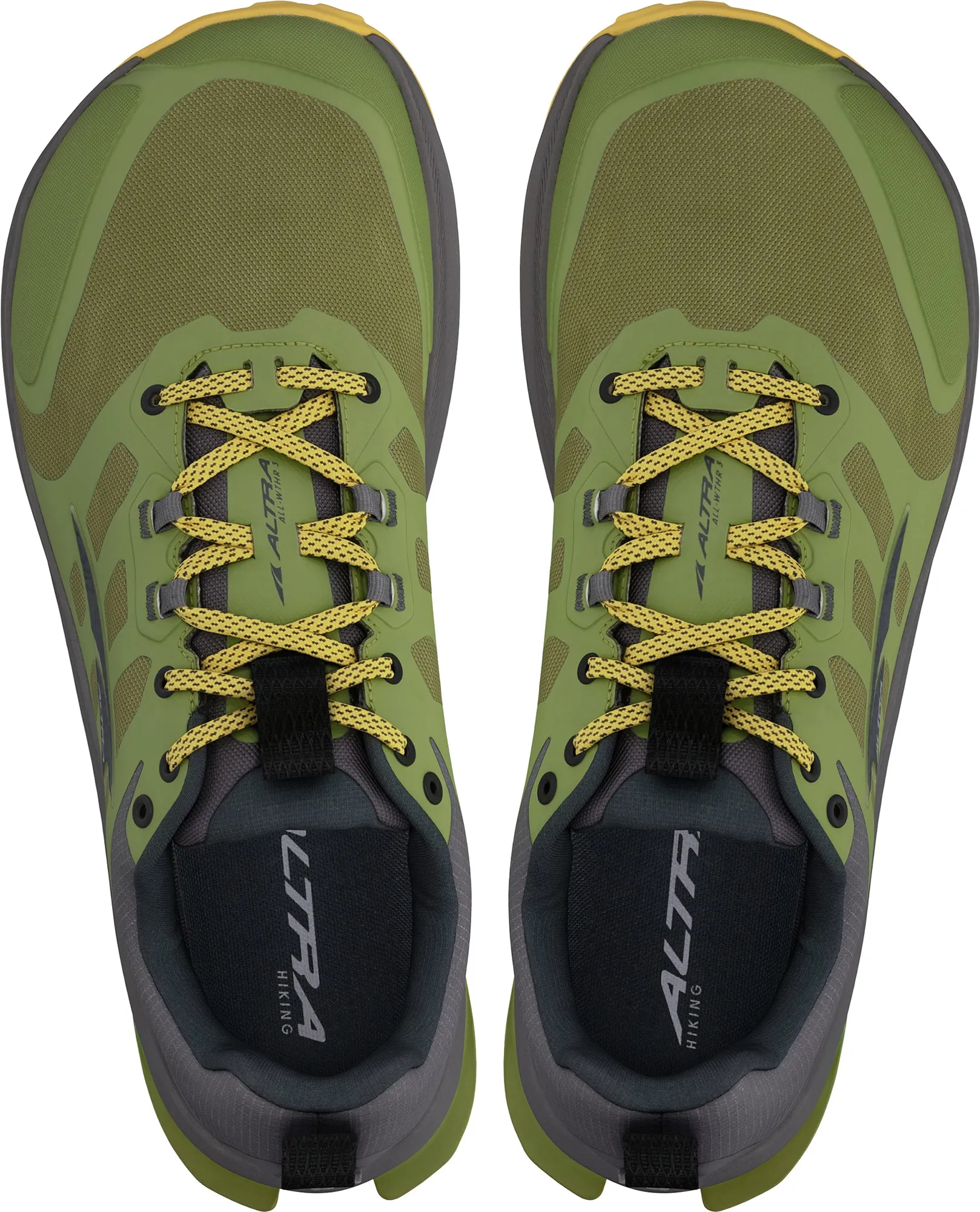 Thermal Insulation Altra Lone Peak 9 Waterproof Mens Trail Running Shoes - Green