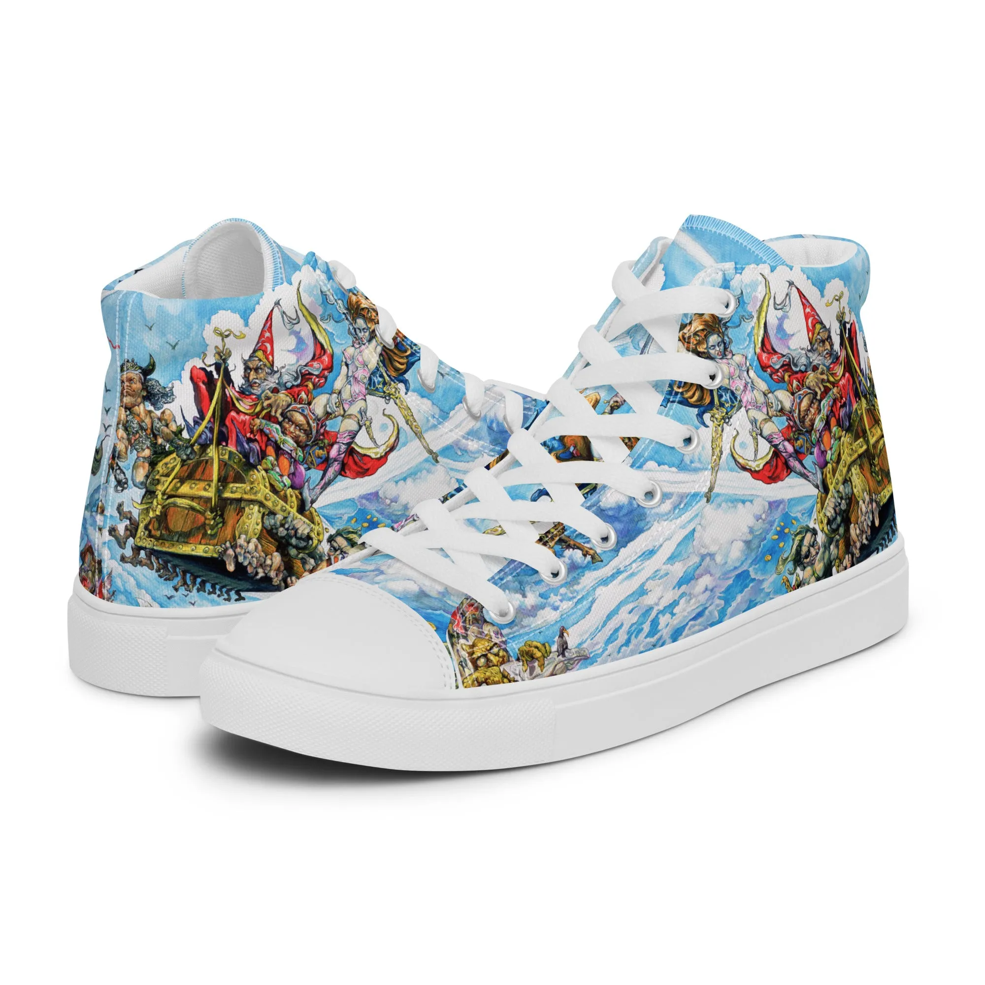 Women??s Light Fantastic High Top Canvas Shoes - Free Shipping! *US SIZES SHOWN! USE CHART! Low Top Style