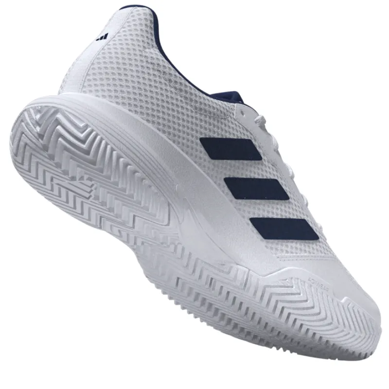 Adidas Game Spec 2 Tennis Shoes - Dark Blue/White Dynamic Sole Durable