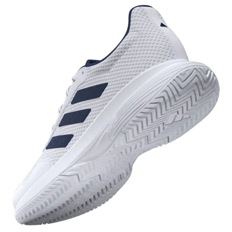 Adidas Game Spec 2 Tennis Shoes - Dark Blue/White Running Style