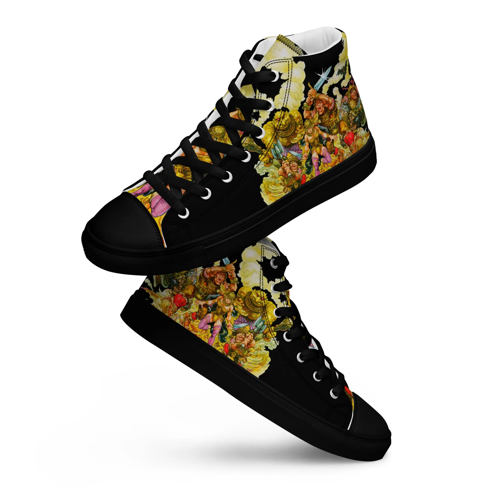 Slip Ease Peak Hike Men At Arms High Top Canvas Shoes -  Free Shipping! *US SIZES SHOWN! USE CHART!