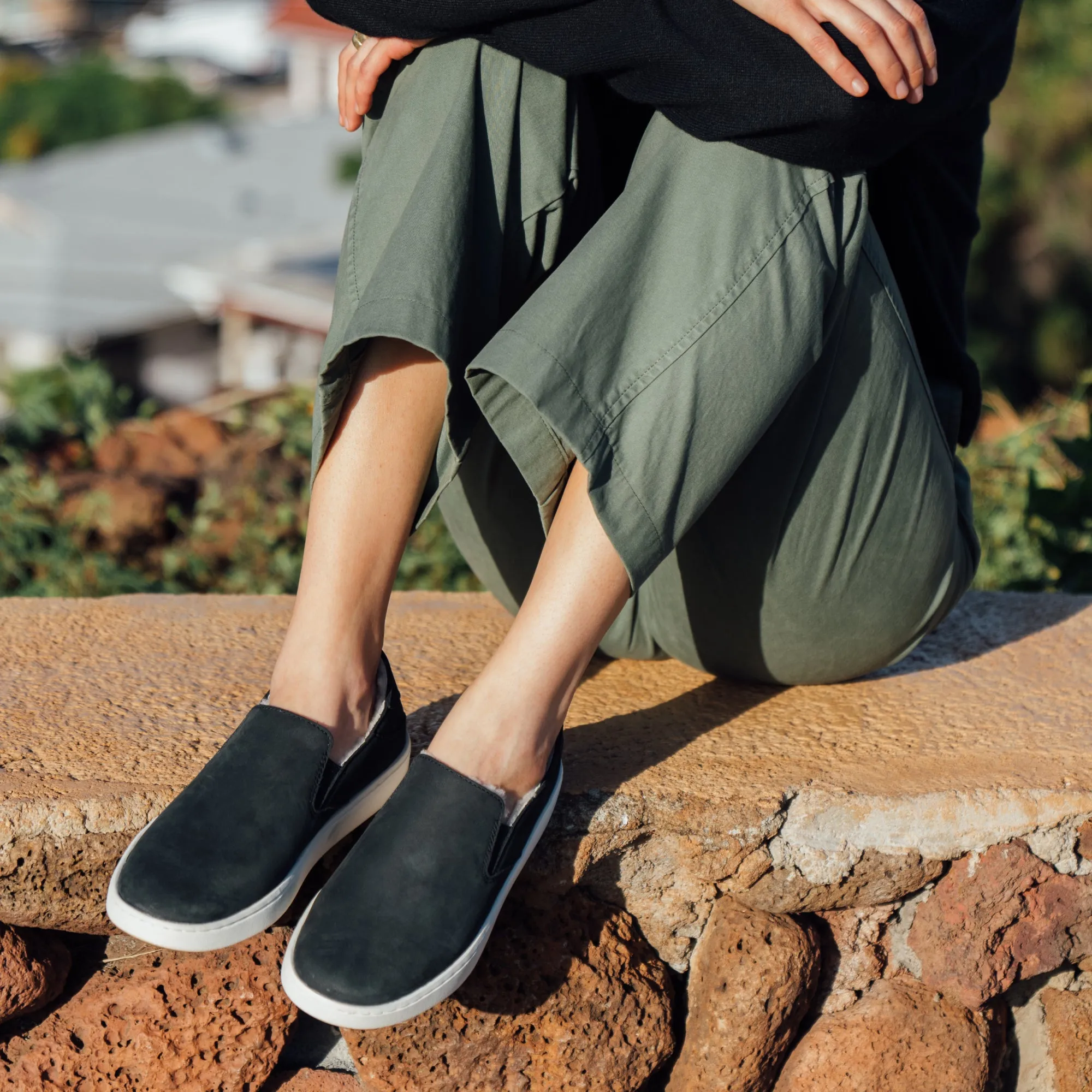 Insole Removable Slip On Instant Step Pehuea Cozy  -  Lava Rock / Lava Rock