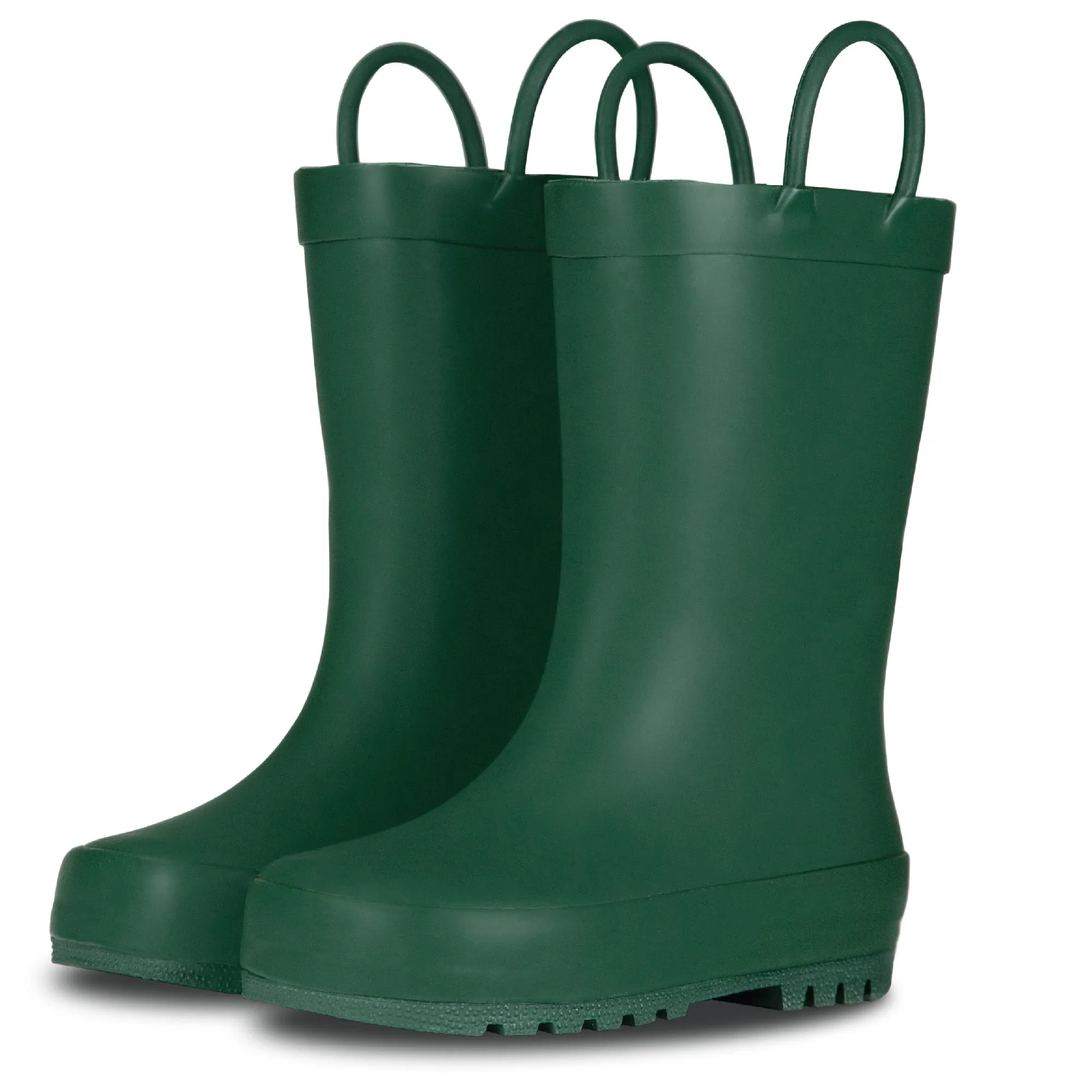 Leap Frog Green Matte Rain Boots Spring Storms Adventure Boots