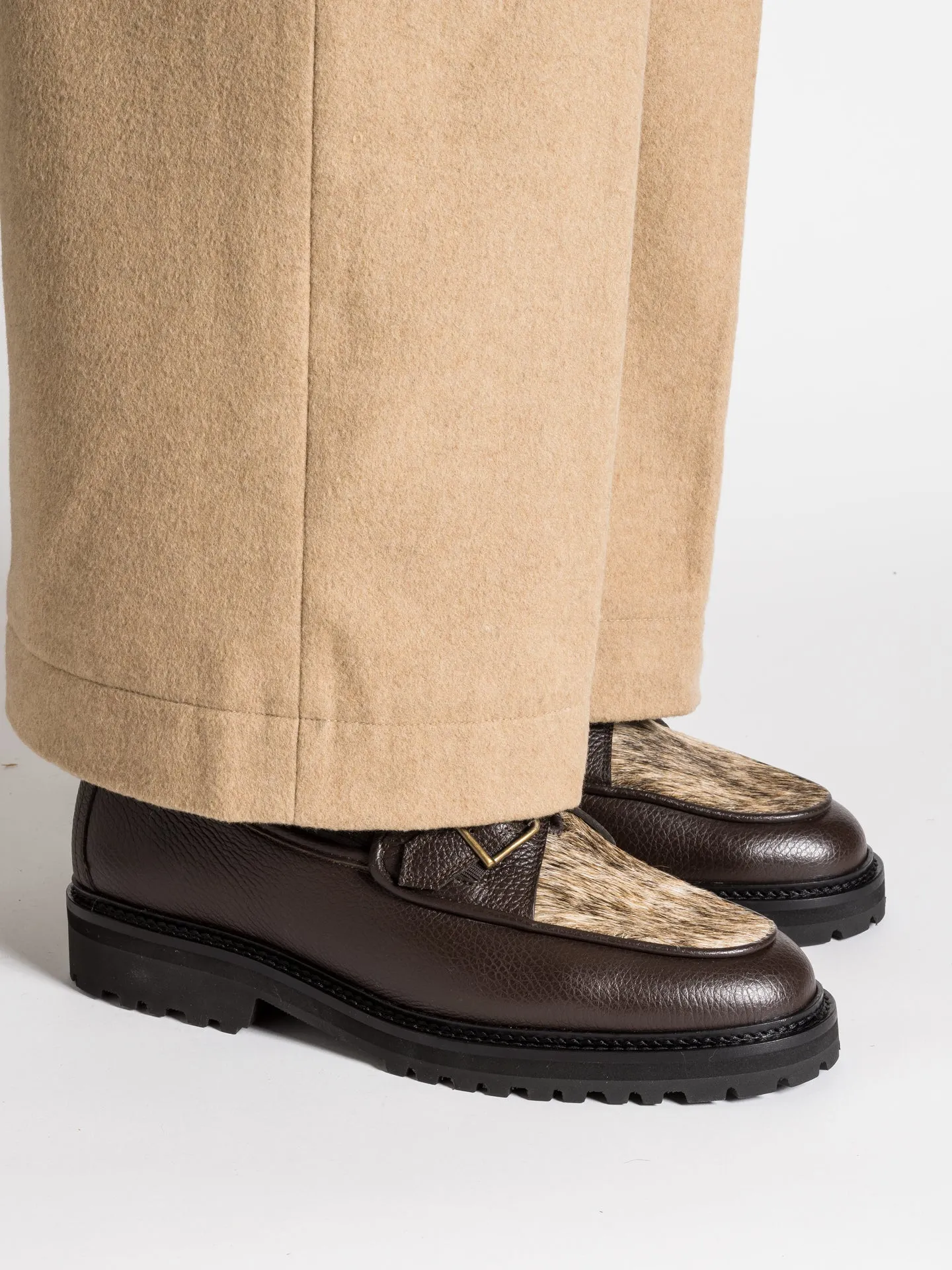 TOMMY LUG HAIRY CALF Minimal Style Option
