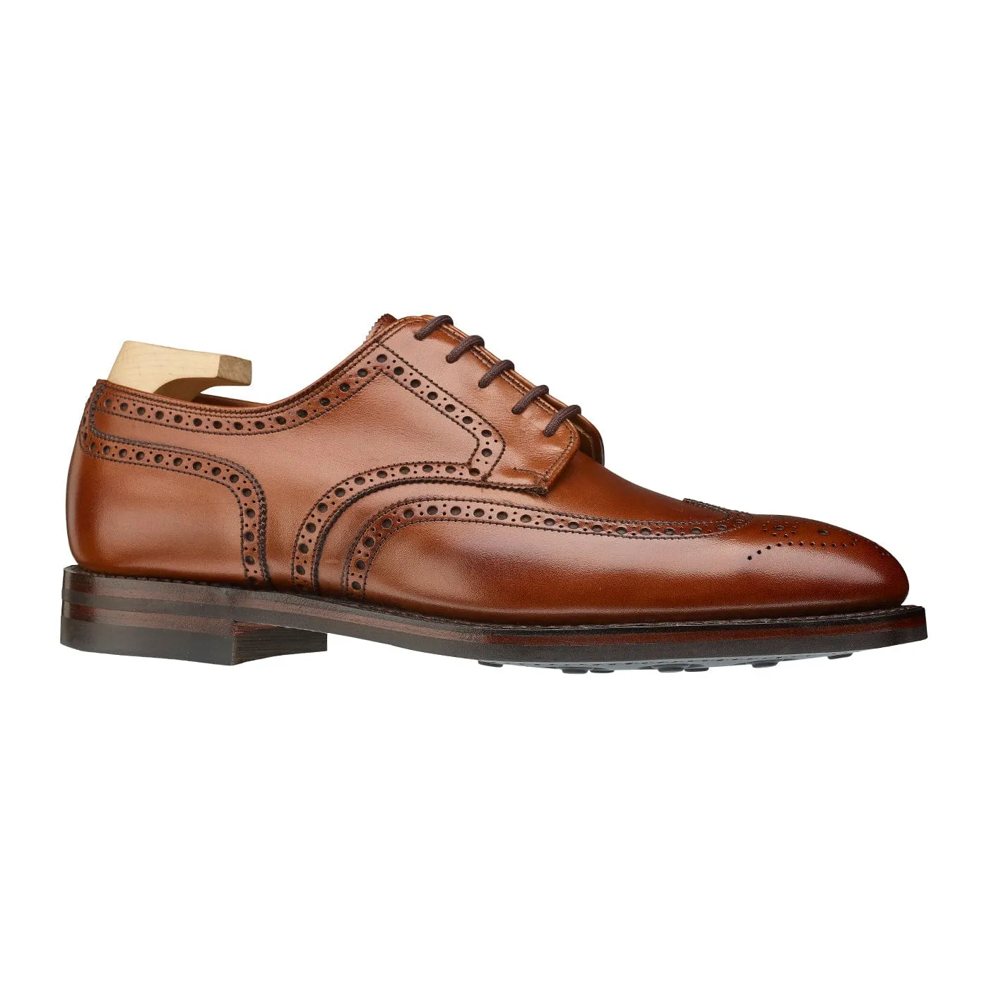 Swansea Beechnut Burnished Calf Smart Outfit Rugged Look