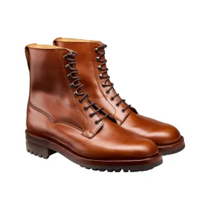Sleek Urban Edge Smart Look Shoes Snowdon Oak Wax Hide