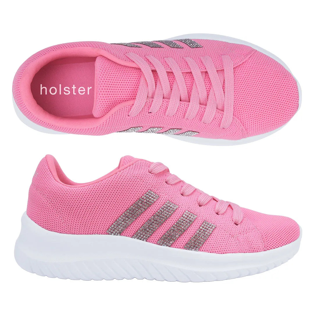 Brooklyn - Neon Pink Break Step mesh material
