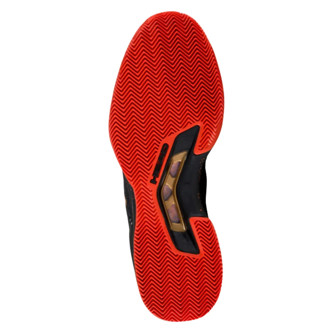 Hard wearing Head Sprint Pro 3.5 SF Clay Men Tennis Shoes - Black/Orange