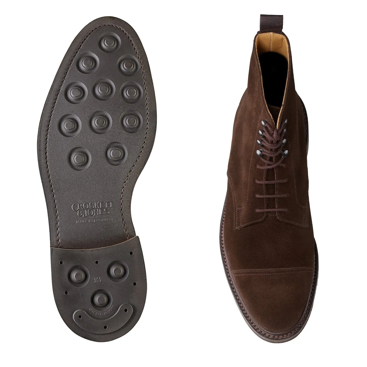 Simple Texture Coniston Dark Brown Suede
