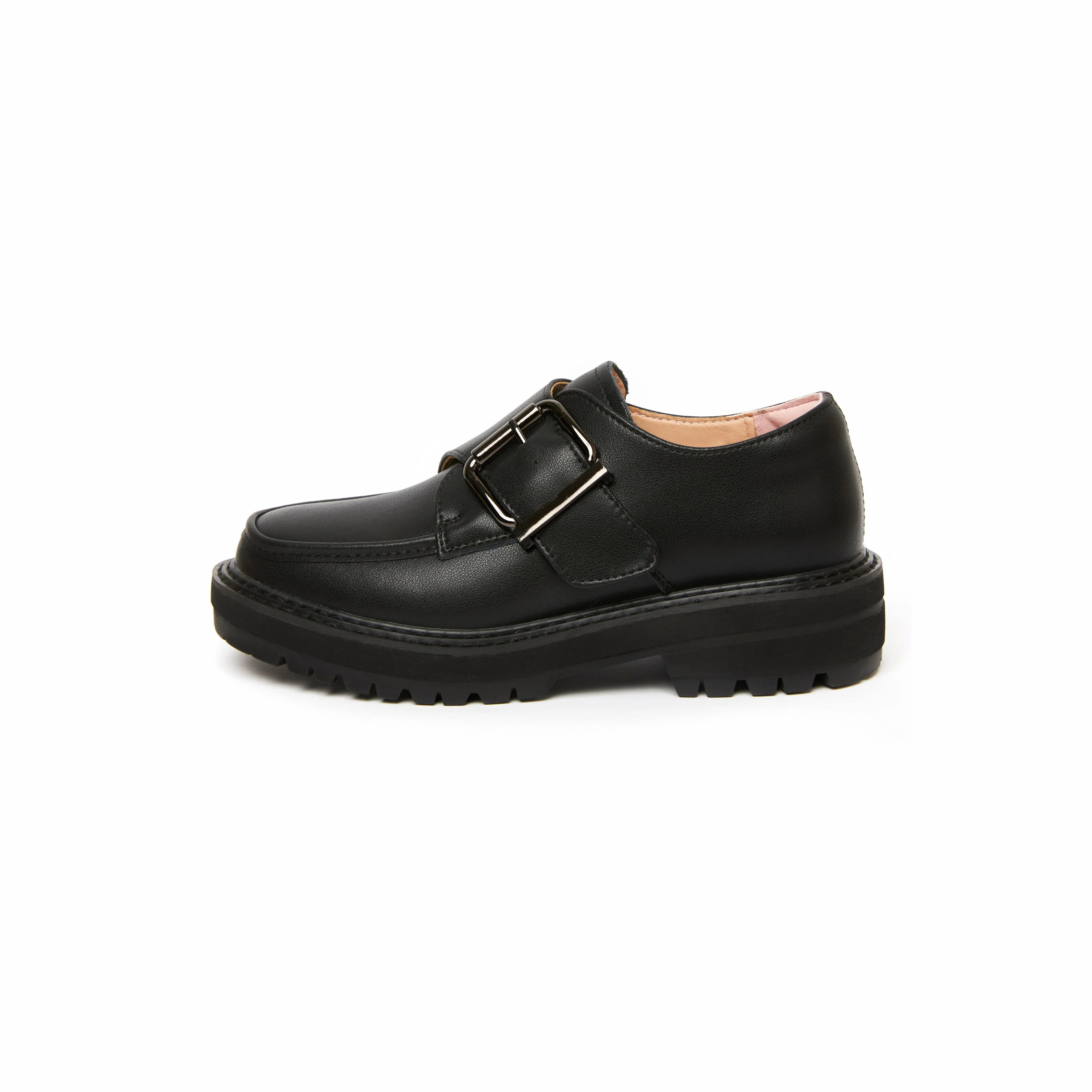 Karin Single Monk Loafers - Black (BLK) Fashionable Choice Bright Steps
