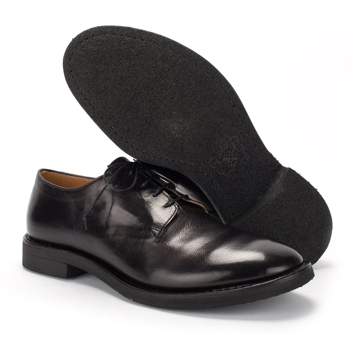 Clean Build YAGO 55021<br>Black derby shoes