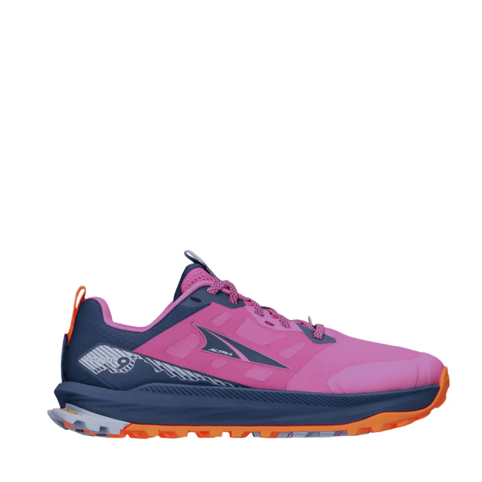 traction - grip - feature shoes Altra Women's Lone Peak 9   Trail Running Shoes in Purple/Orange SS25