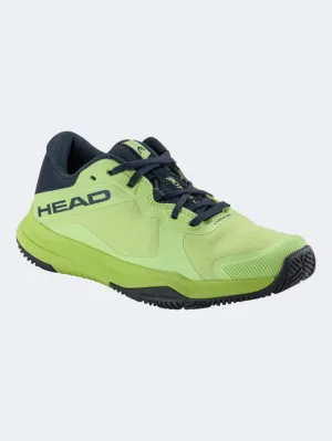 Head Motion Kids Padel Shoes Lime/Navy Fashion Edge Safe Land