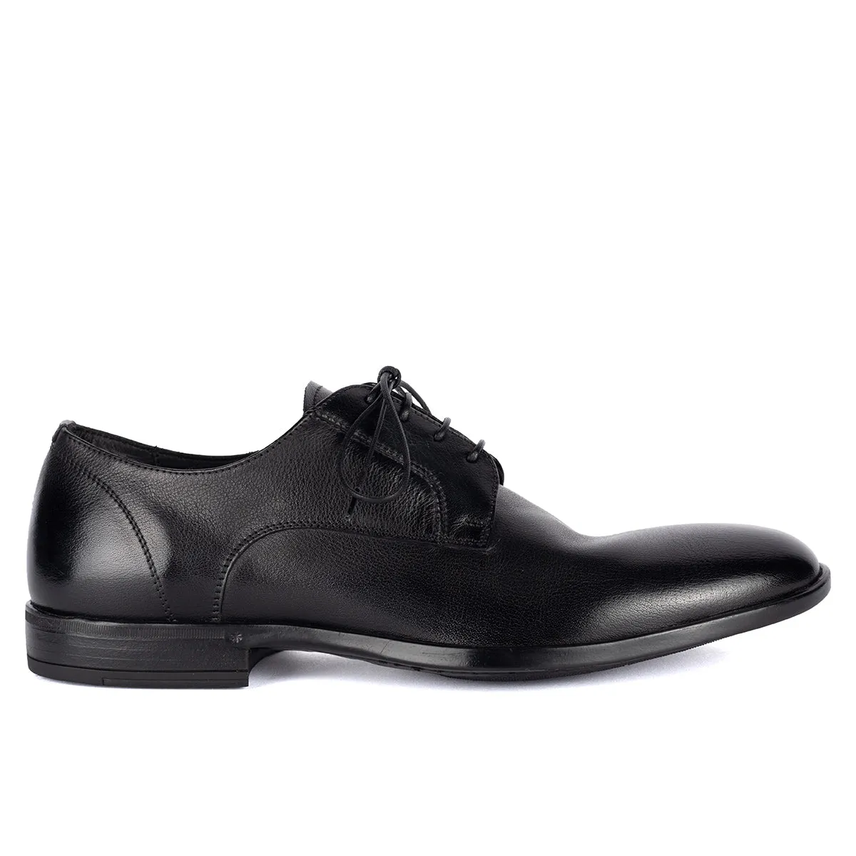 ESSENTIAL JASON 89001<br>Black derby Sharp Sleek Profile Flexible Step Comfort