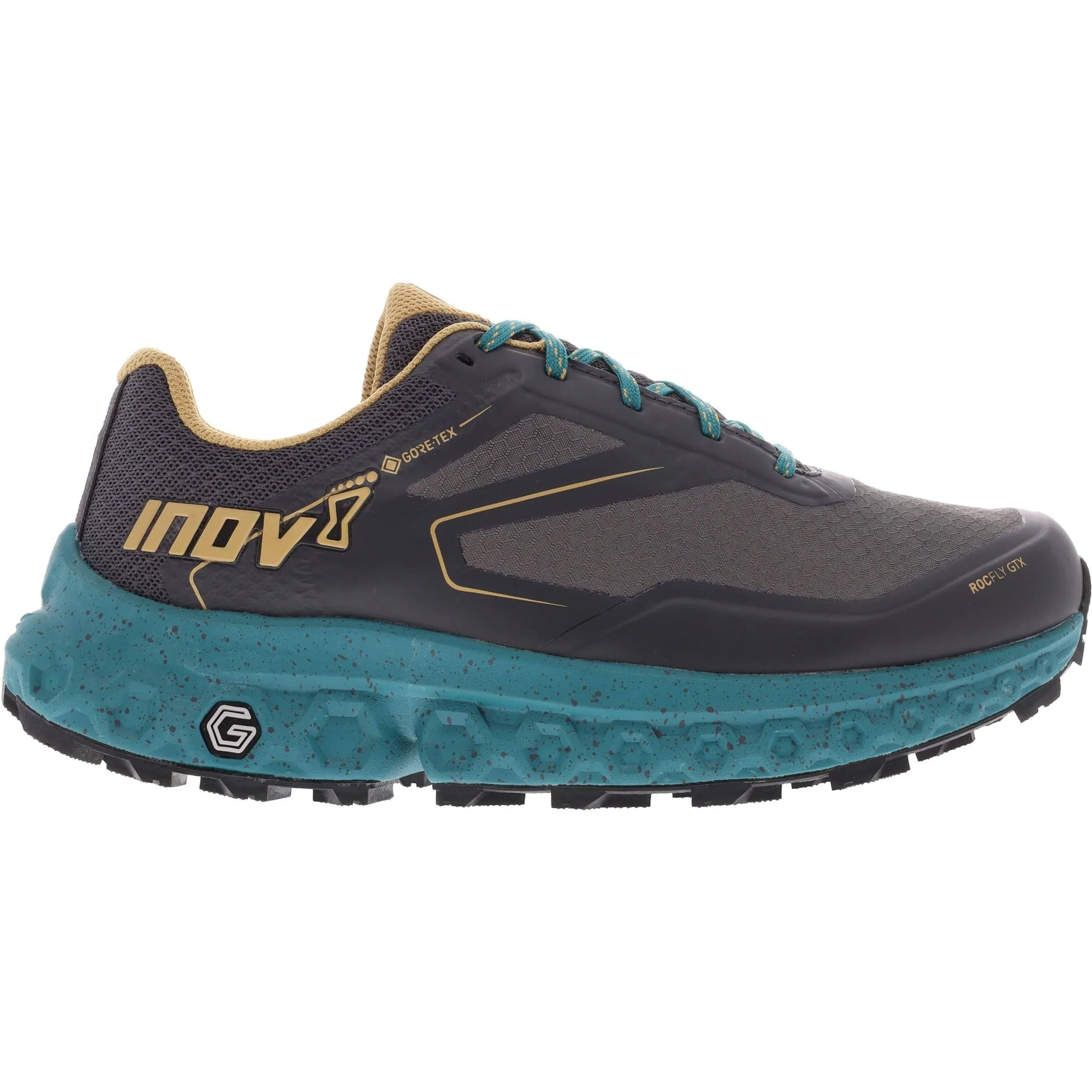 Inov8 RocFly G 350 GORE-TEX Womens Walking Shoes - Grey Base Support Adventure Gear