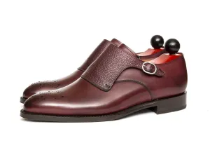 Corliss III - Burgundy Calf / Burgundy Scotch Grain Romantic Shade Premium Leather