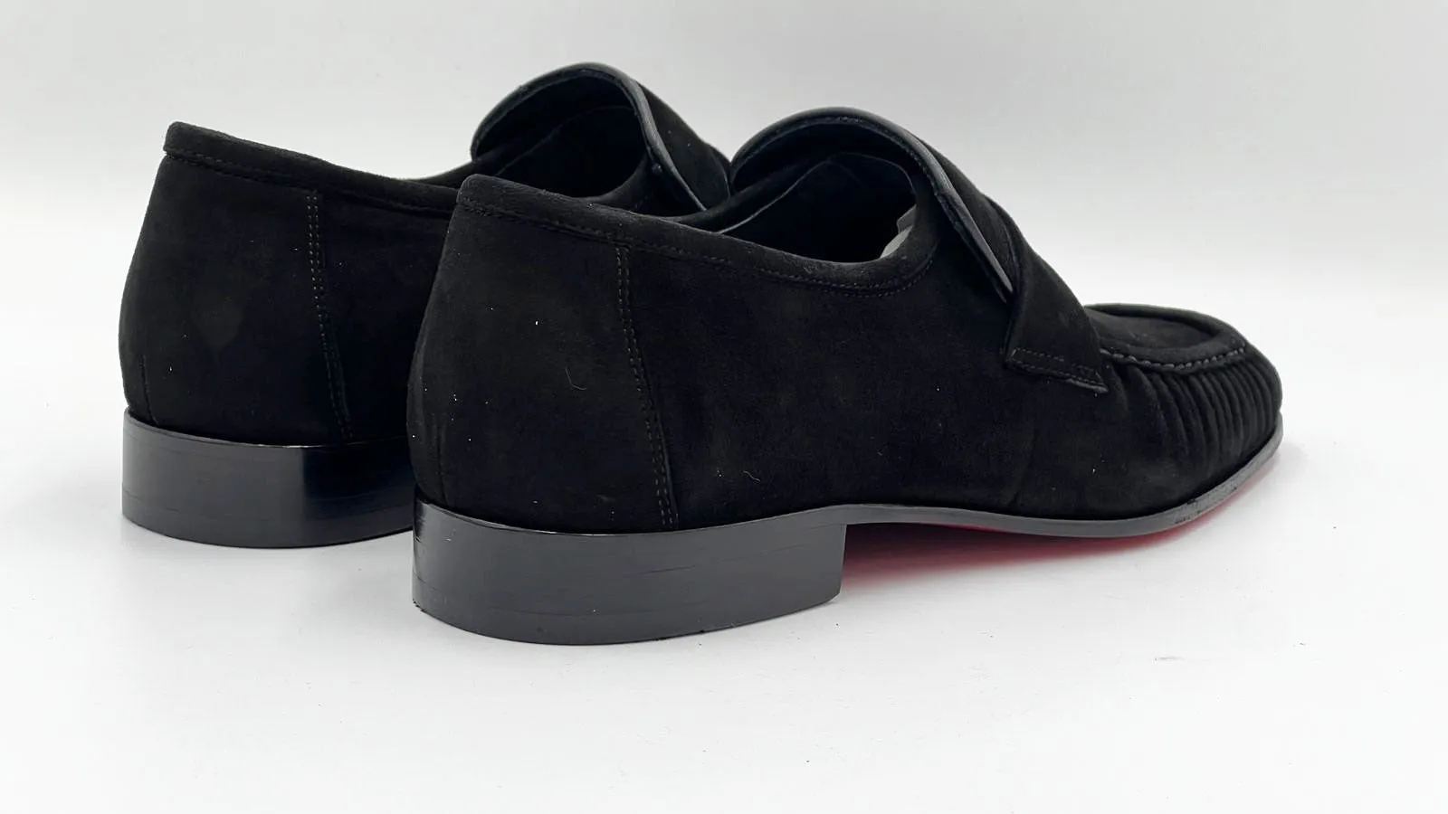 Style: 24144-Black Suede Smart Look Flexible Sole