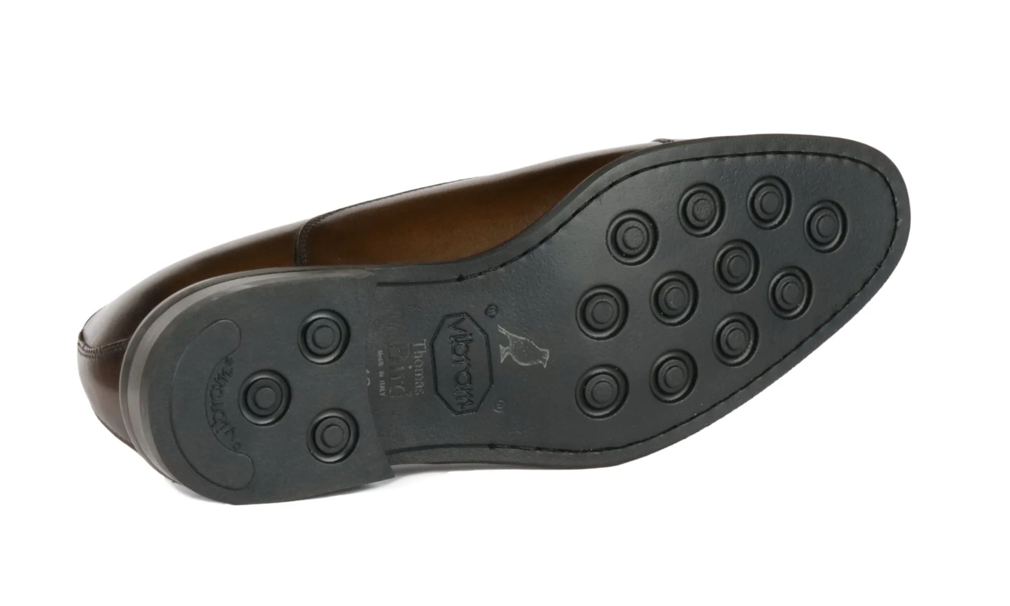 Eton Cap Toe Oxford Brown Vibram Sole Smart Walk Easy Slip