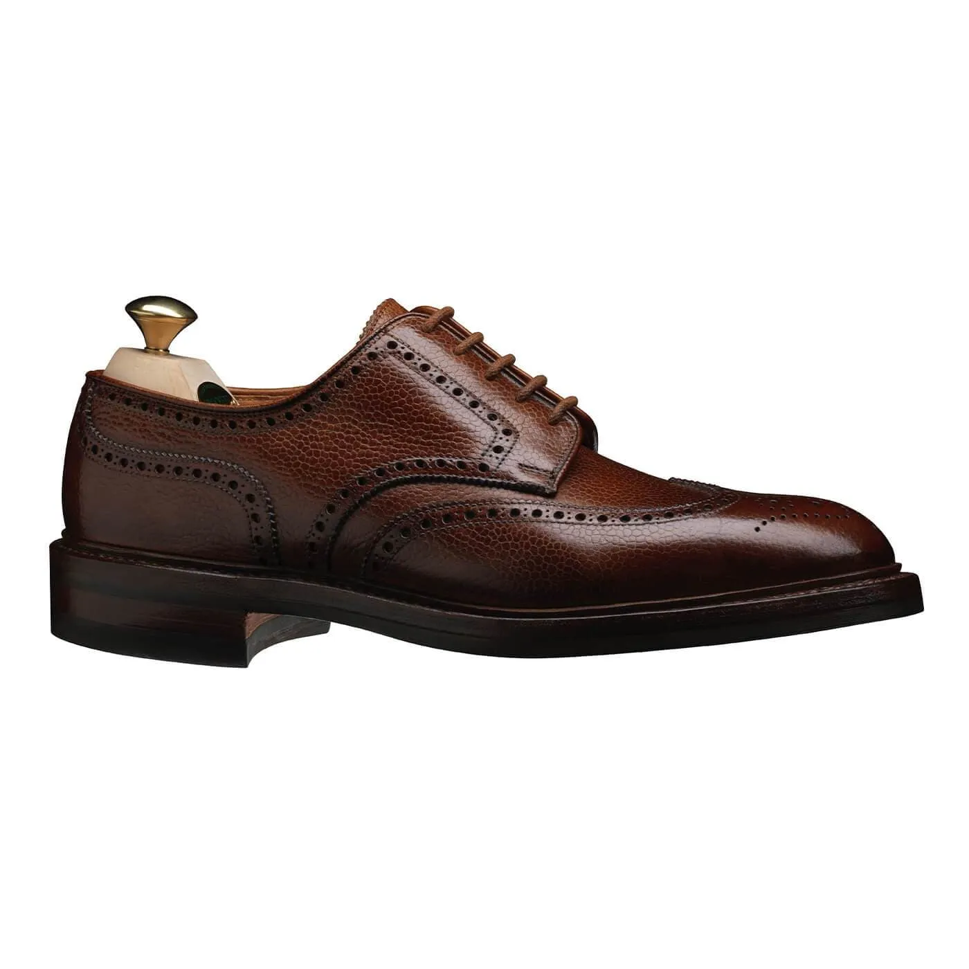 Classic Smart Fit Suede Finish Pembroke Tan Scotch Grain