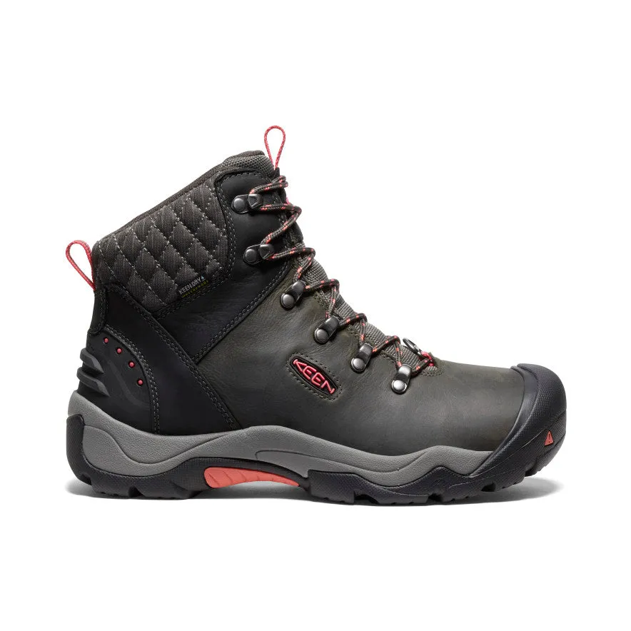 Women's Revel III Waterproof Winter Boot  |  Black/Rose Foot Flex