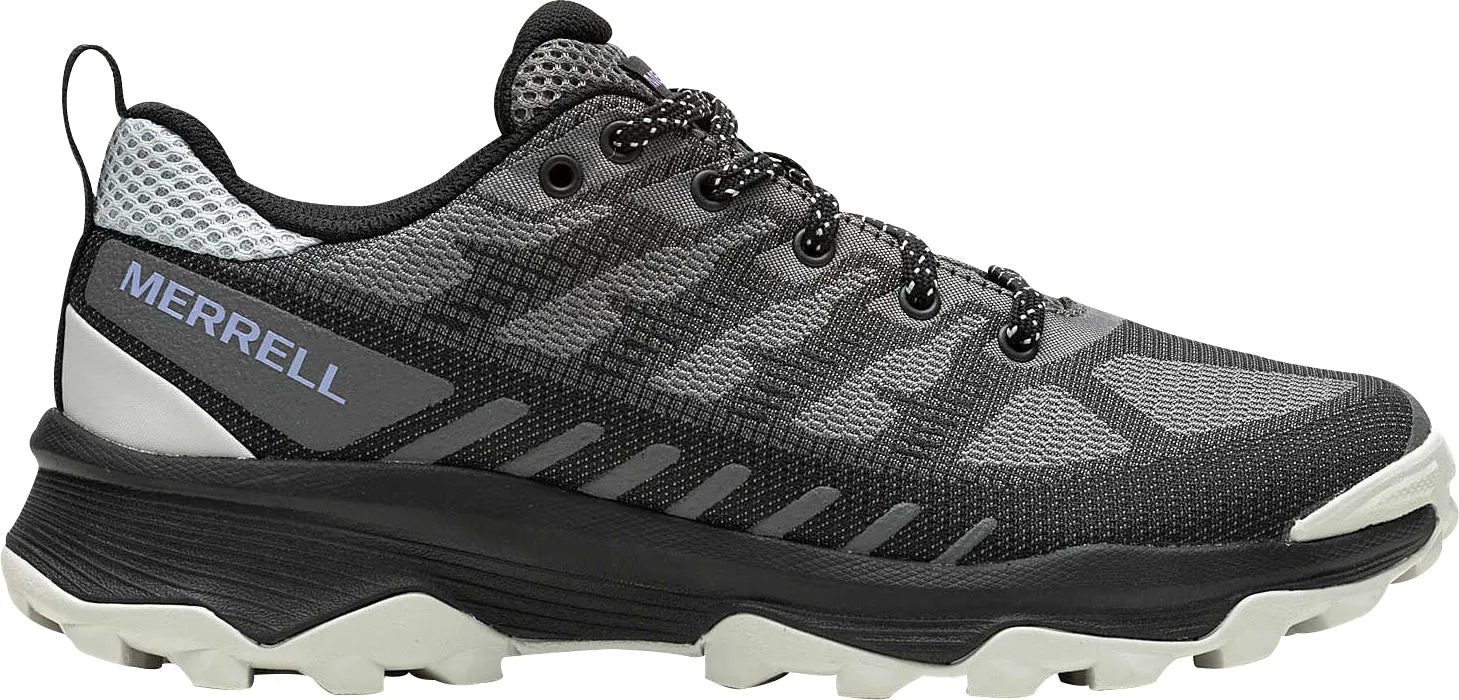 Sturdy Leather Toe Protection Merrell Speed Eco Womens Walking Shoes - Grey