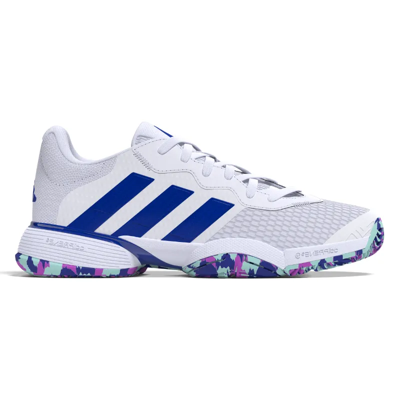 Adidas Performance Barricade Junior Tennis Shoes - FTWWHT/LUCBLU/SEFLAQ High Quality Flexible