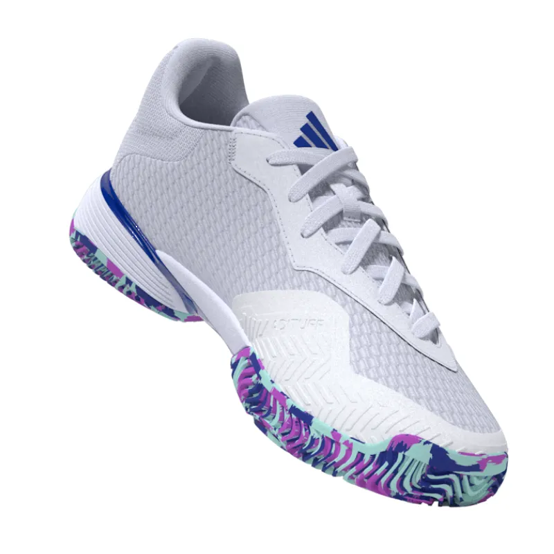 Adidas Performance Barricade Junior Tennis Shoes - FTWWHT/LUCBLU/SEFLAQ Comfortable Run