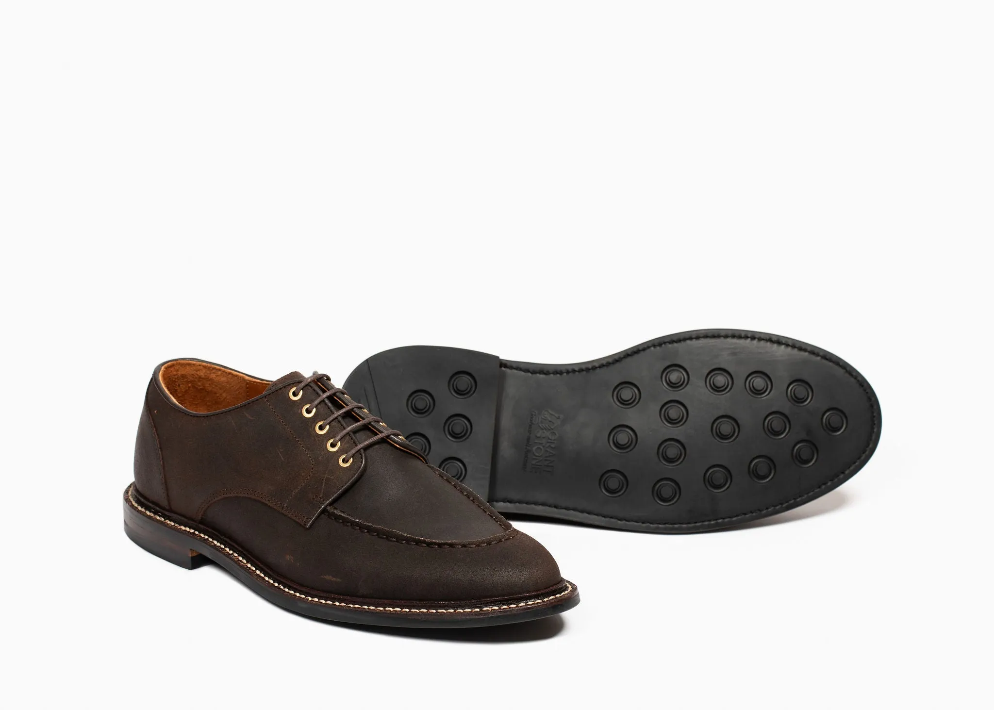 Moc Toe Derby Tobacco Waxed Commander Walk Fashion Shoes
