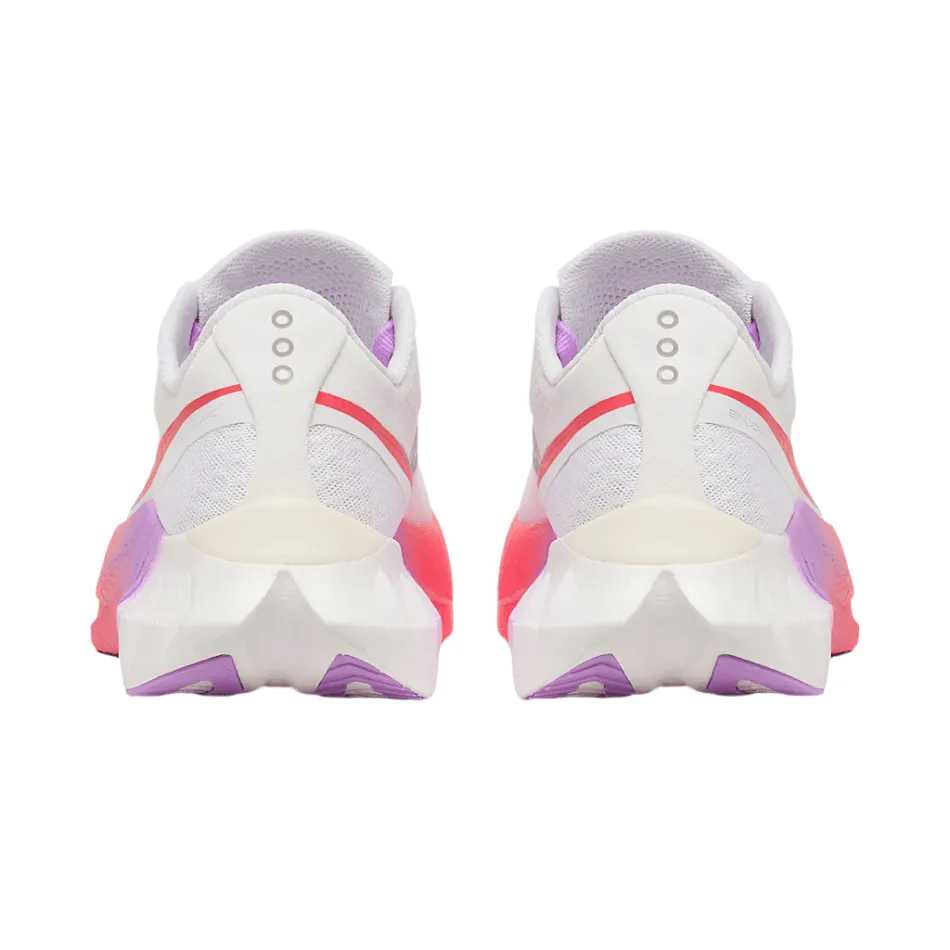 shock - absorbing shoes running on sand shoes Saucony Women's Endorphin Pro 4 Running Shoes in White/Crocus AW25