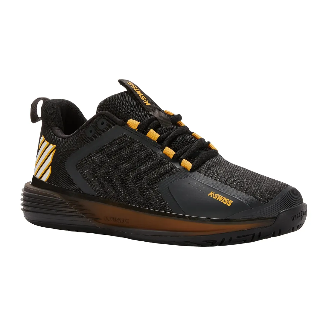 K Swiss Ultrashot 3 Men Tennis Shoes - Moonless Night/Amber Yellow Running Style Urban Fit