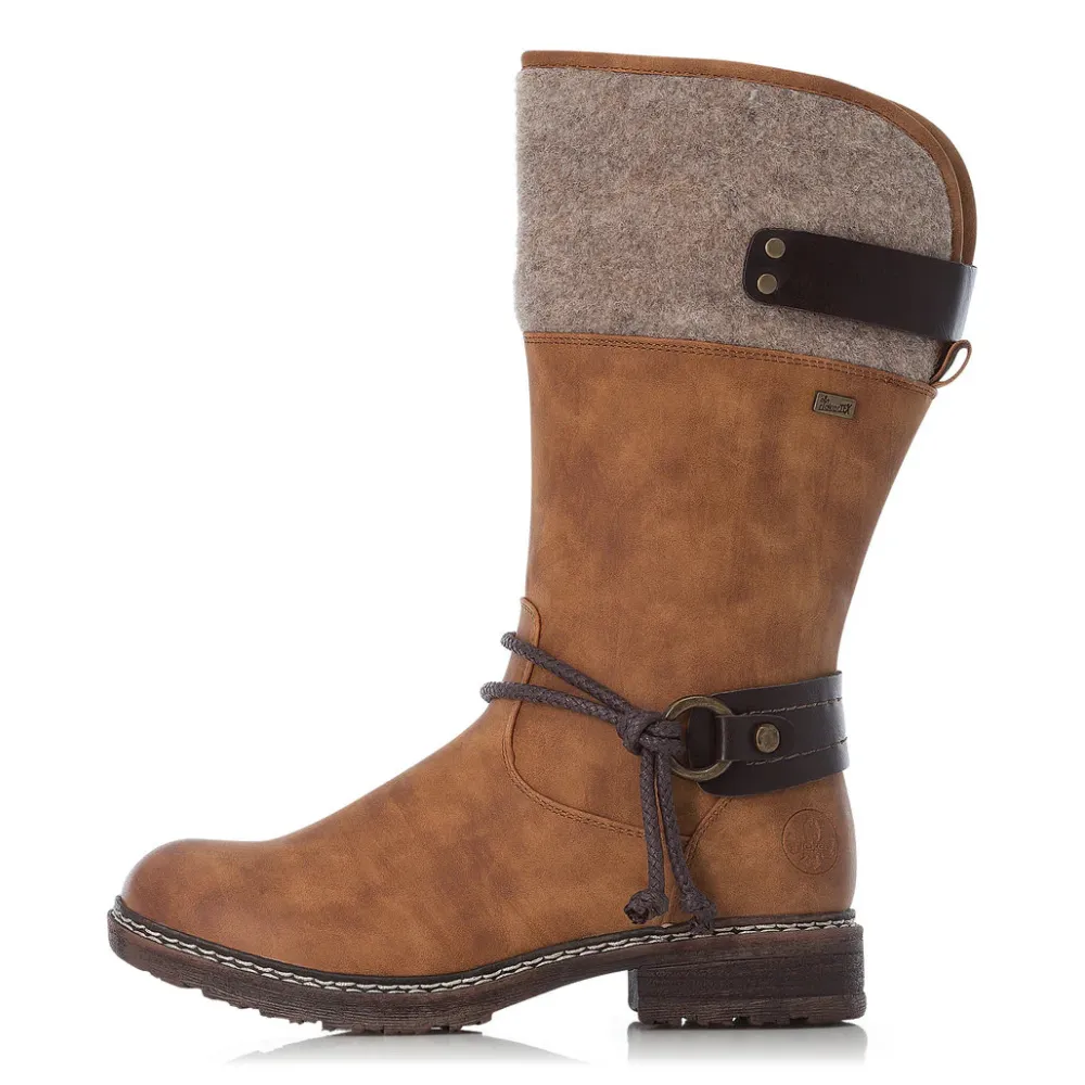 Rieker Dominika 74 Noce/Kastanie/Wood High Boot (Women's) Highland Expedition