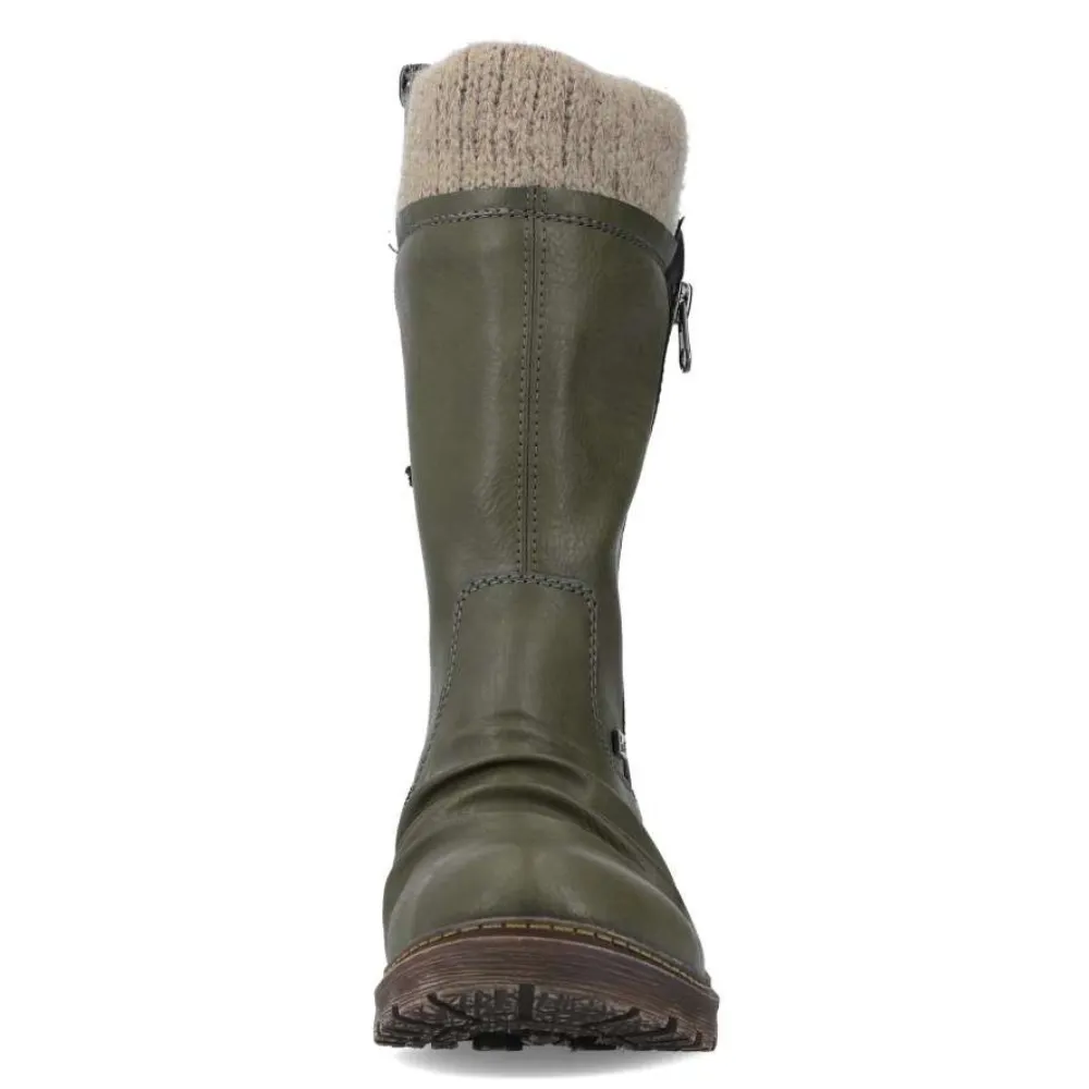 Moisture wicking Rieker Dominika 56 Forest/Black/Stein Boot (Women's)