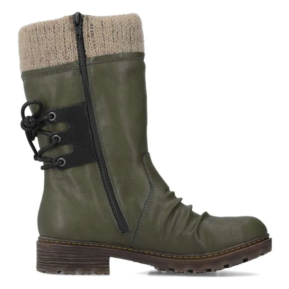 Winter Performance Rieker Dominika 56 Forest/Black/Stein Boot (Women's)