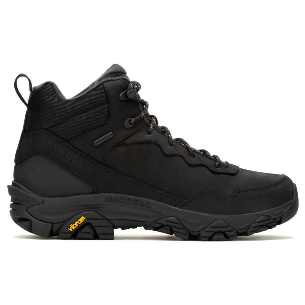 Snow Conditions Snow Travel Merrell Coldpack 3 Thermo Mid Waterproof Black Boot (Men's)
