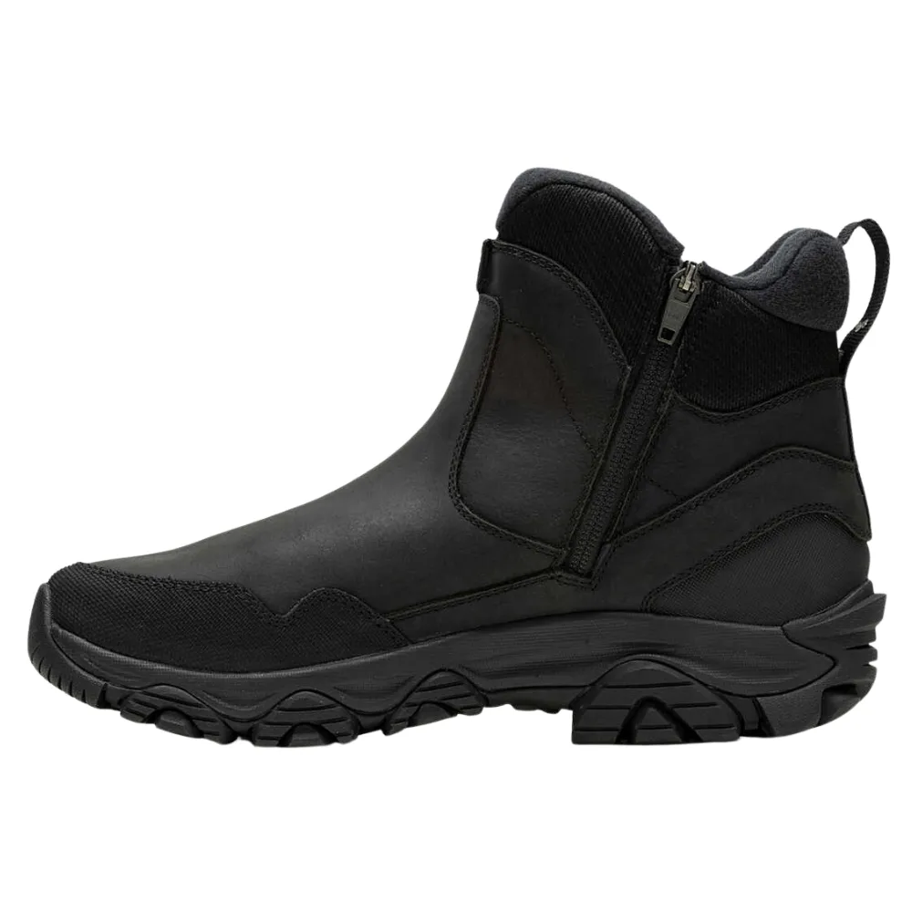 Mountain Adventure Boots Merrell Coldpack 3 Thermo Tall Zip Waterproof Black Boot (Men's)