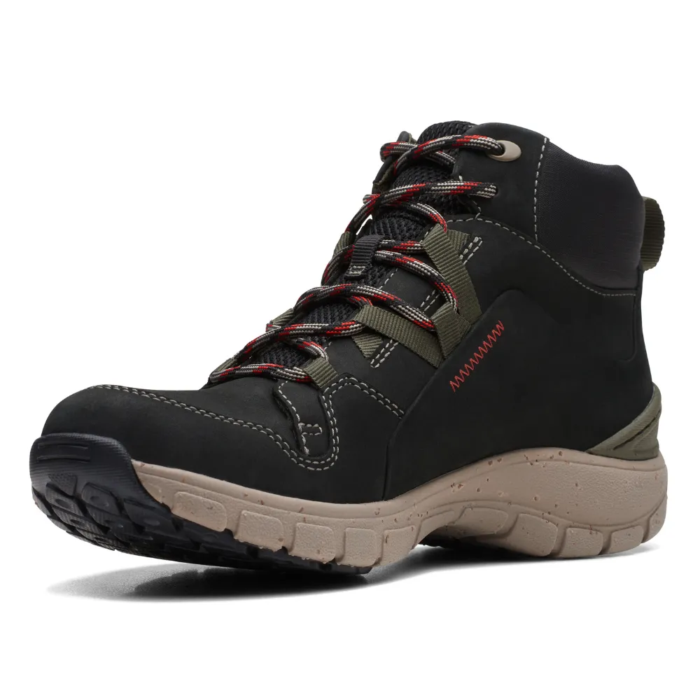 Cold Protection Cold Weather Trail Clarks Wave Summit AP Black Combi Boot (Women's)