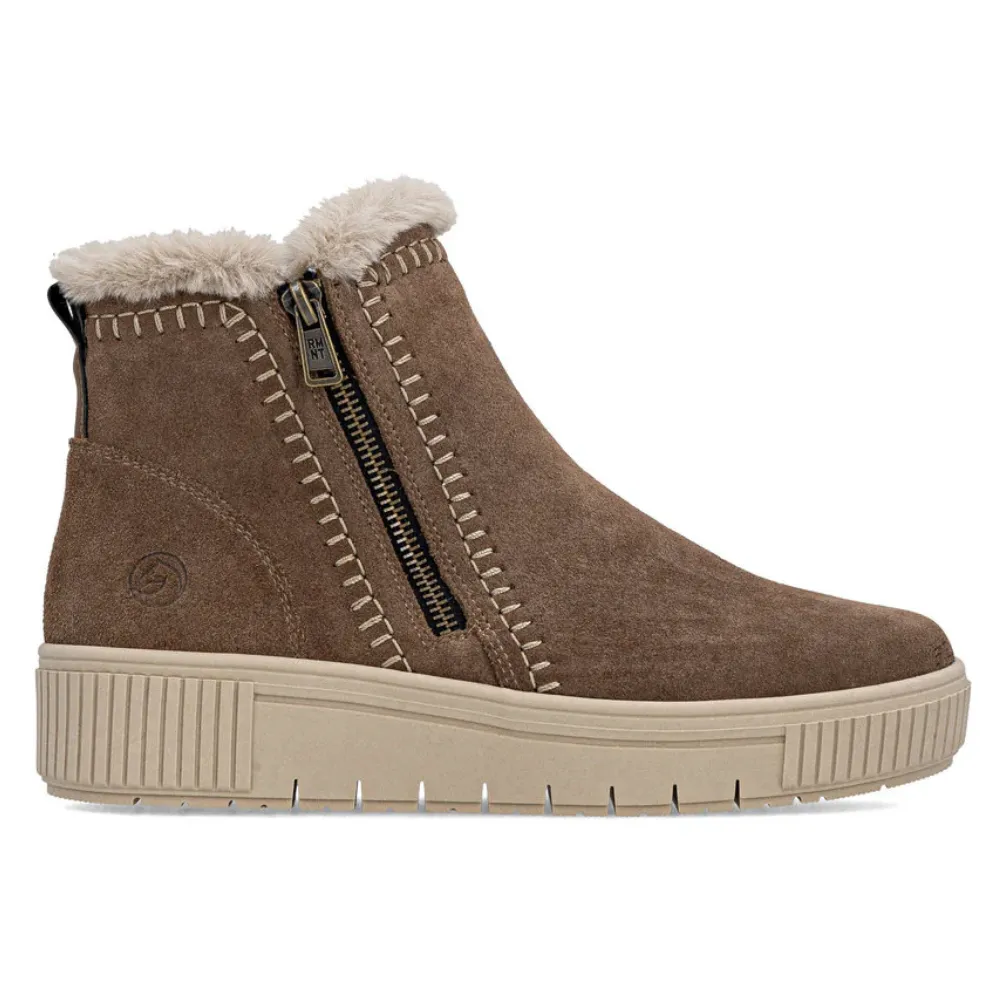 Mountain Protection High Quality Remonte Bonnie 70 Brown Combination Bootie (Women's)