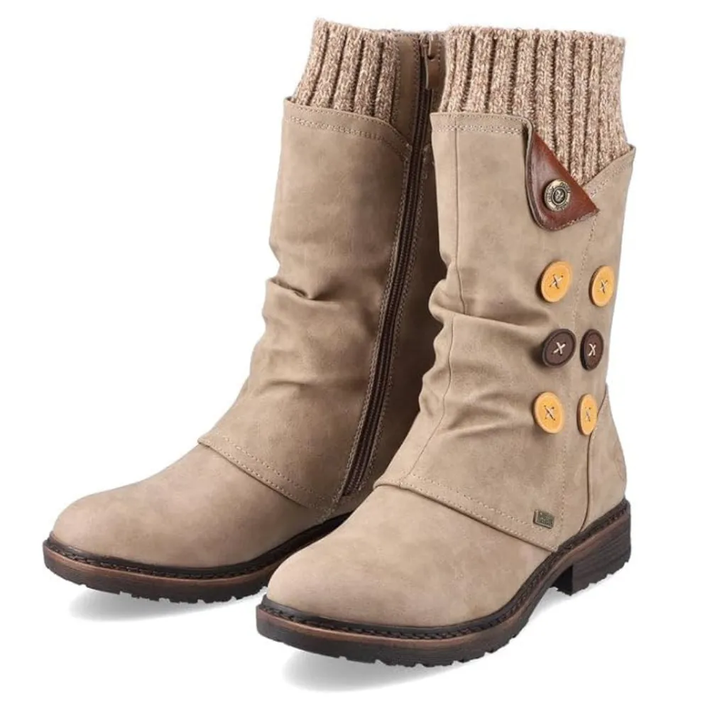 Rieker Dominika 81 Fango/Ocker/Brown/Hellbraun Boot (Women's) mountain boots snow walk