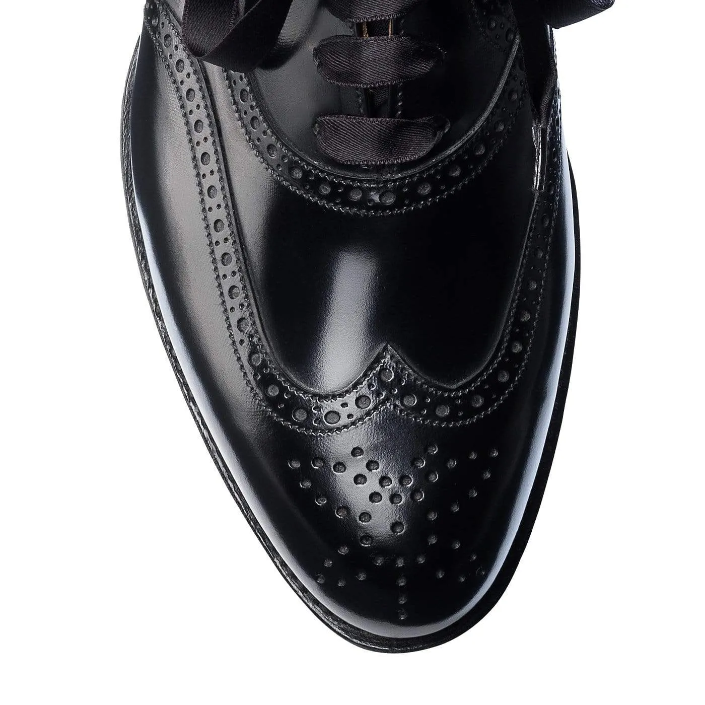 Comfortable Slip On Reinforced toe Jenny Black Boned Calf