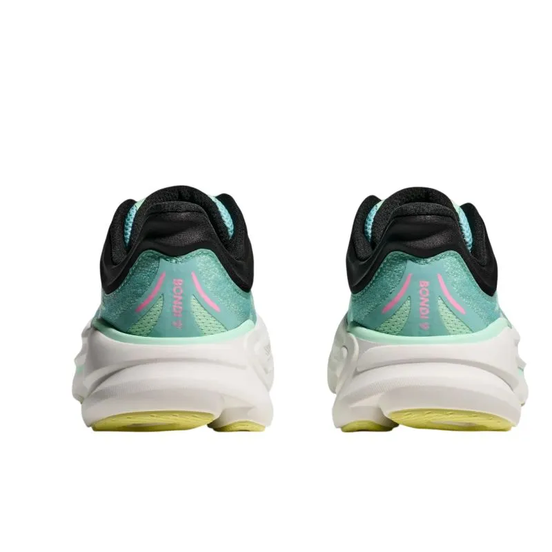 HOKA Bondi 9 B Womens Running Shoes tempo running shoe potential Synthetic Upper