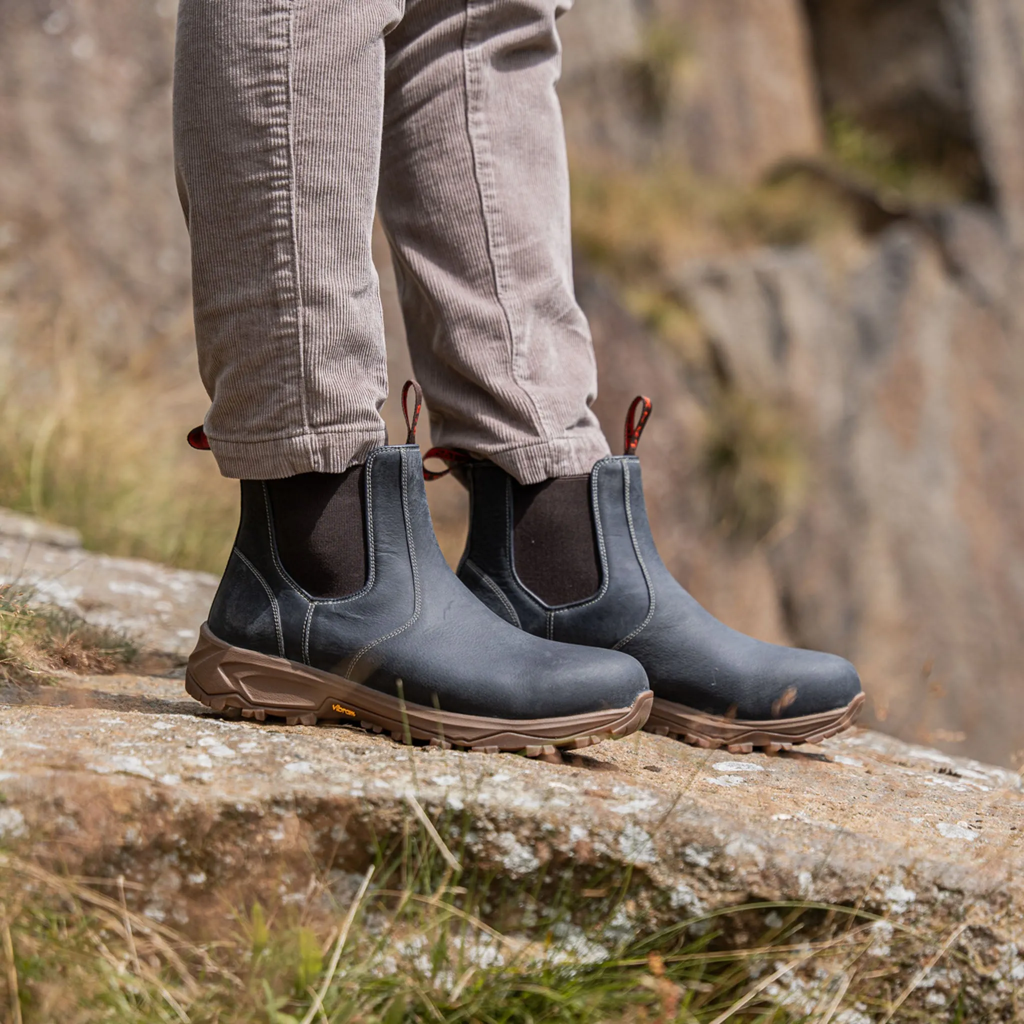 RIBCHESTER // NAVY Chic Comfort Travel Ready Boots