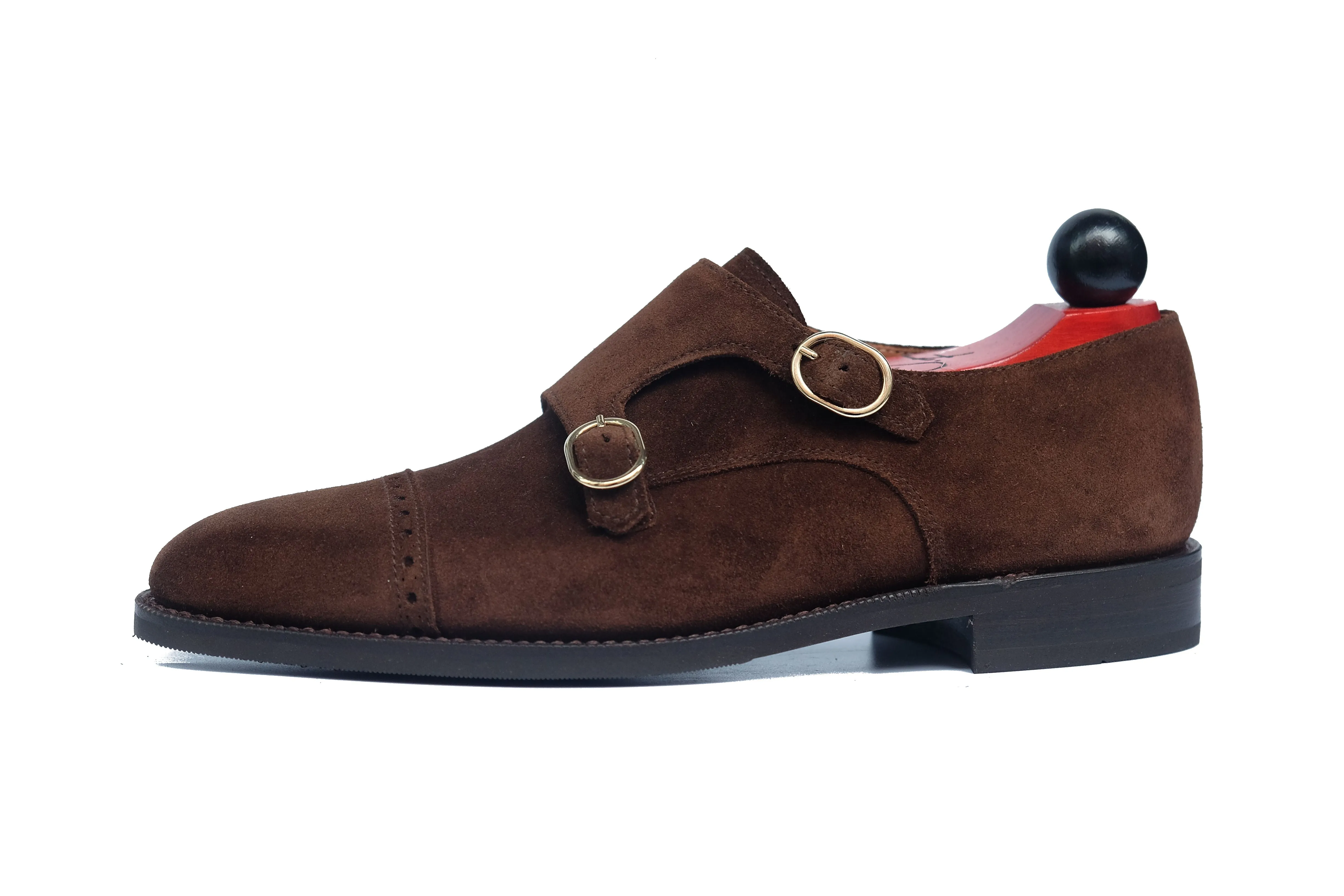 Woodland - MTO - Dark Brown Suede Fine Edge Stride Flow