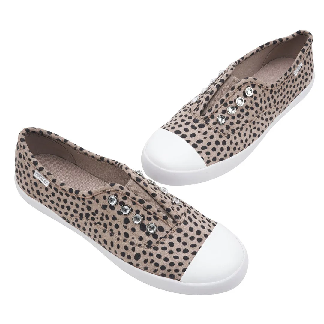 Frost Step Busy Walk Ruby - Tan Cheetah