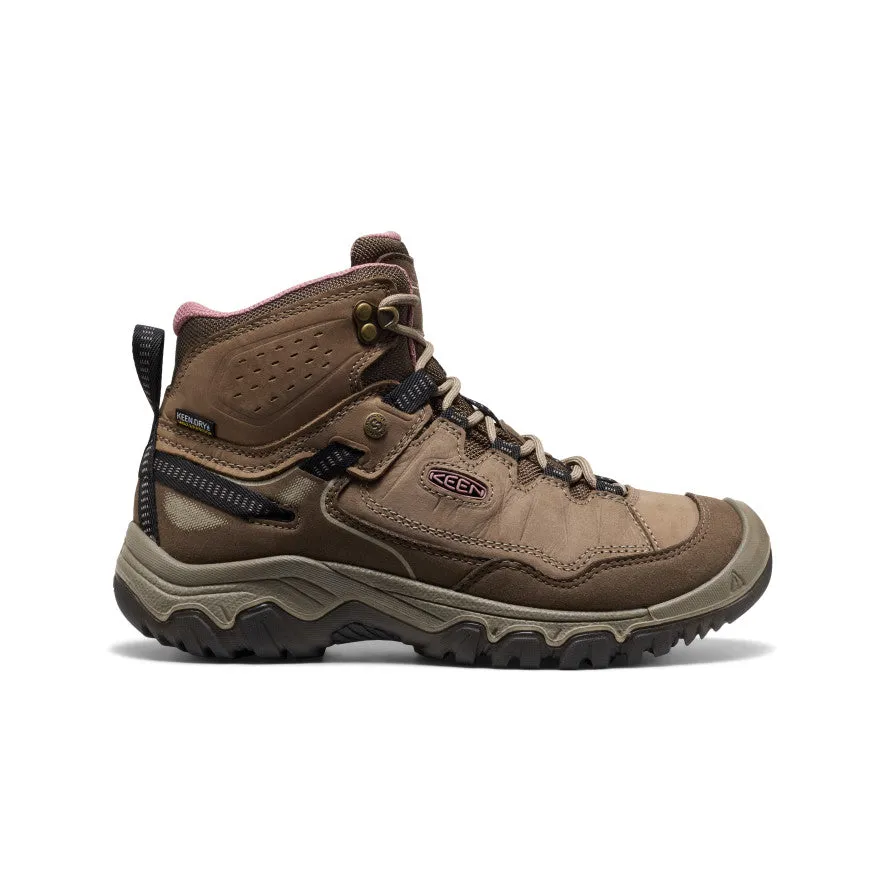Control Motion Women's Targhee IV Waterproof Hiking Boot  |  Brindle/Nostalgia Rose
