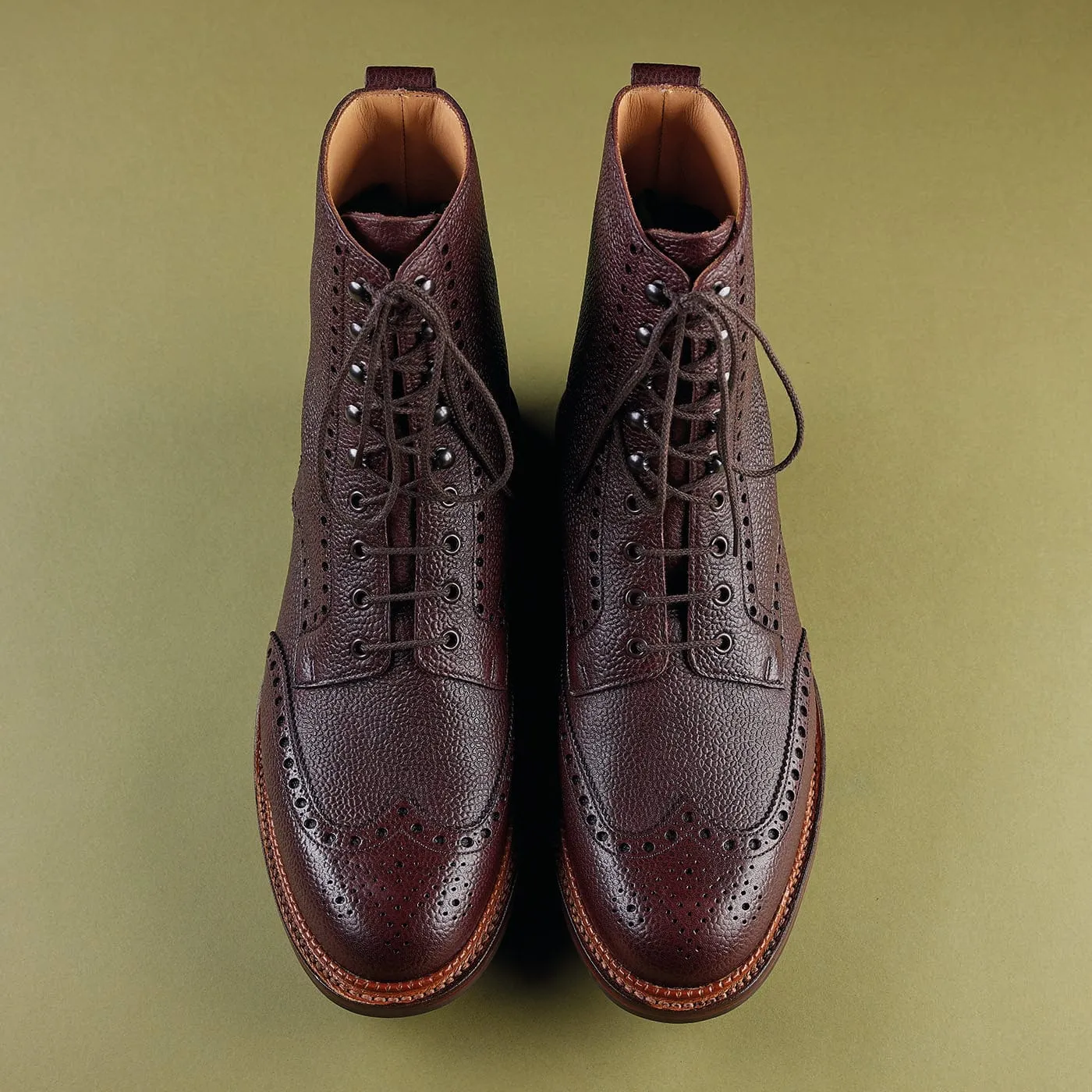 Islay Oxblood Zug Grain Dressed Up Sturdy sole