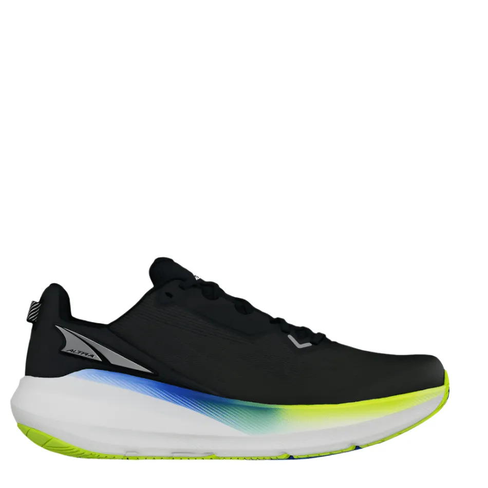 Altra Men's FWD Via Running Shoes in Black/Blue AW25 High Abrasion Resistance Functional Gear